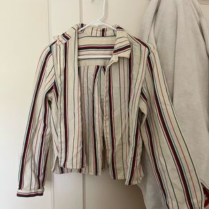 Pin striped cardigan
